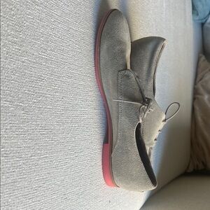 Dolce Vita Gray Flats with Pink Sole
